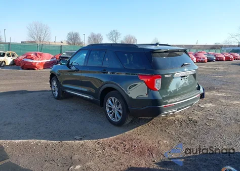 2023 Ford Explorer Xlt z USA, uszkodzony, nr VIN 1FMSK8DH6PGC33797